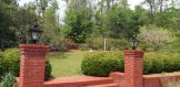 view of back yard from patio