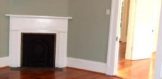 Master bedroom looking into library